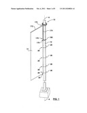 APPARATUS FOR SECURING DISPLAY OBJECTS TO POSTS diagram and image