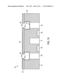 PHASE CHANGE MEMORY DEVICE WITH PLATED PHASE CHANGE MATERIAL diagram and image