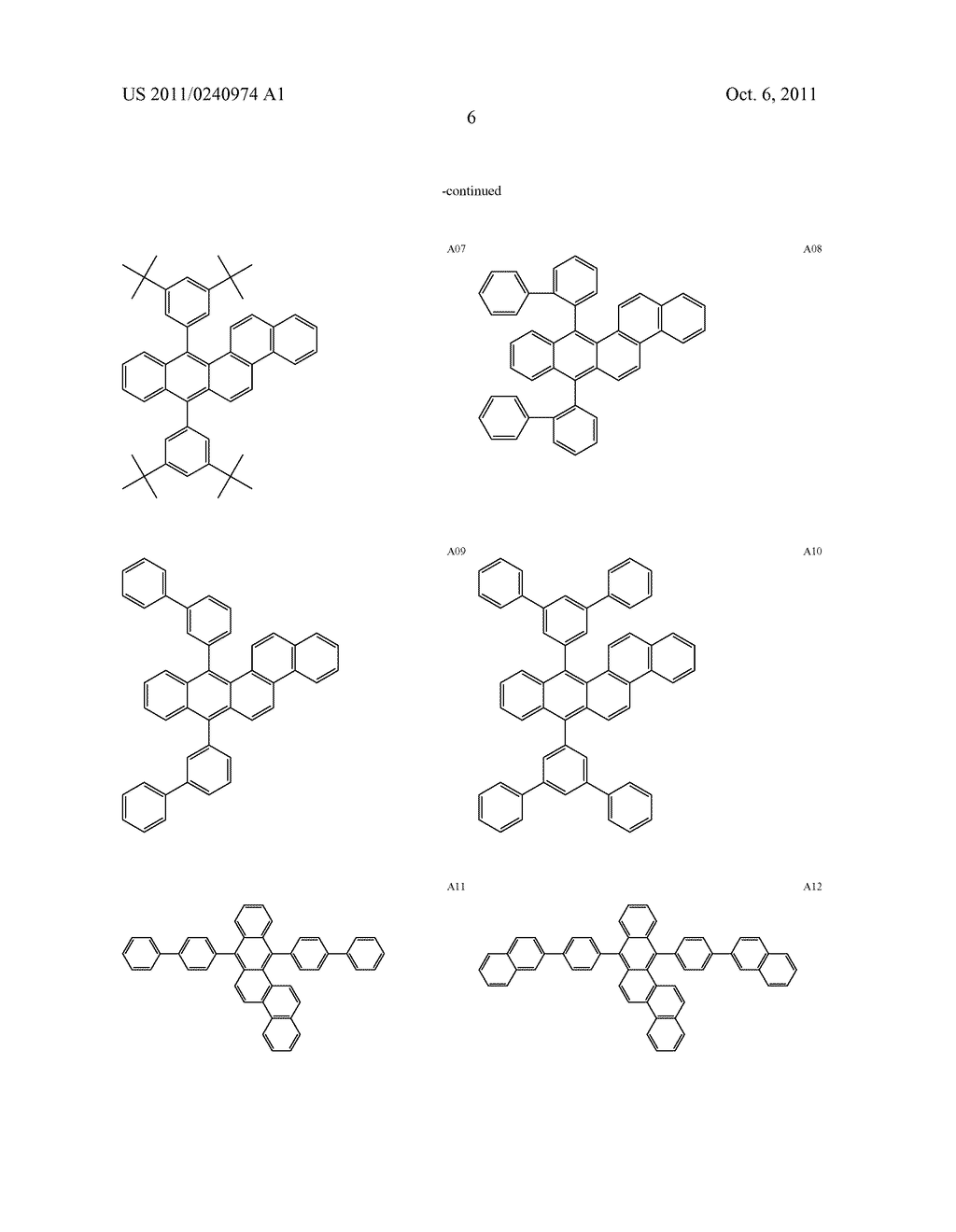 NOVEL BENZO[b]CHRYSENE COMPOUND AND ORGANIC LIGHT-EMITTING ELEMENT     INCLUDING THE SAME - diagram, schematic, and image 08
