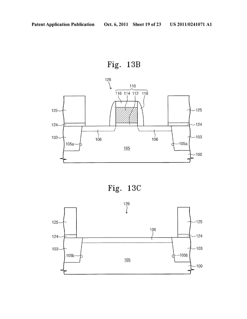 Semiconductor Devices Having Field Effect Transistors With Epitaxial     Patterns in Recessed Regions - diagram, schematic, and image 20