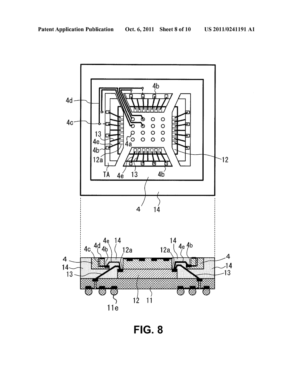 SEMICONDUCTOR LAMINATION PACKAGE AND METHOD OF PRODUCING SEMICONDUCTOR     LAMINATION PACKAGE - diagram, schematic, and image 09