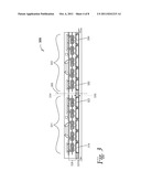 EMBEDDED SEMICONDUCTIVE CHIPS IN RECONSTITUTED WAFERS, AND SYSTEMS     CONTAINING SAME diagram and image