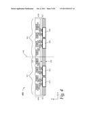 EMBEDDED SEMICONDUCTIVE CHIPS IN RECONSTITUTED WAFERS, AND SYSTEMS     CONTAINING SAME diagram and image