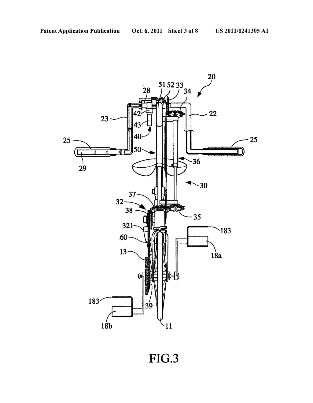 HAND/FOOT POWERED BICYCLE - diagram, schematic, and image 04