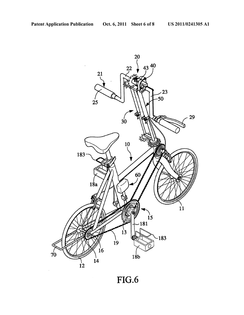 HAND/FOOT POWERED BICYCLE - diagram, schematic, and image 07