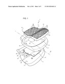 VEHICLE SEAT SUPPORTING BODY diagram and image