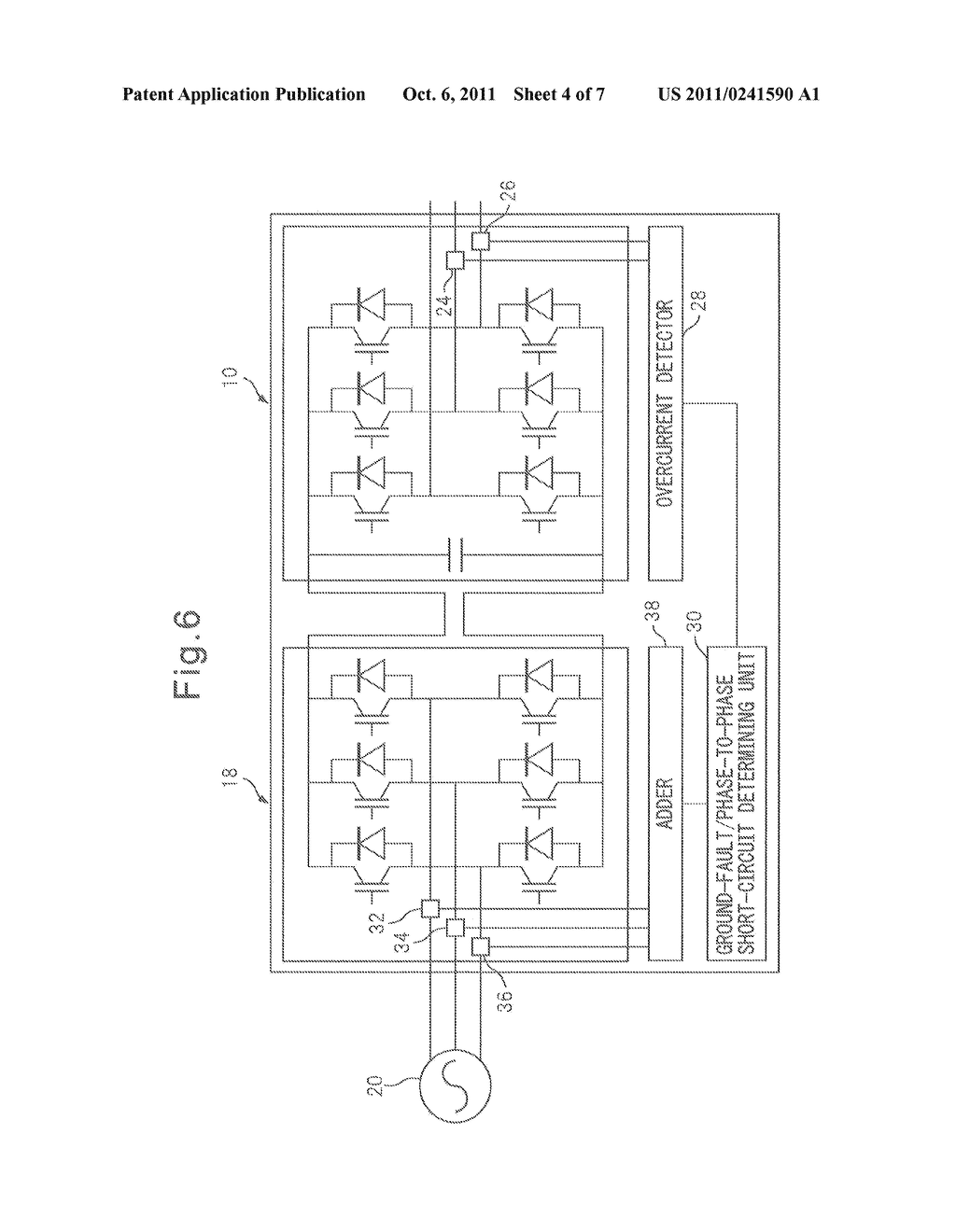 MOTOR DRIVING APPARATUS HAVING FAULT DIAGNOSTIC FUNCTION - diagram, schematic, and image 05