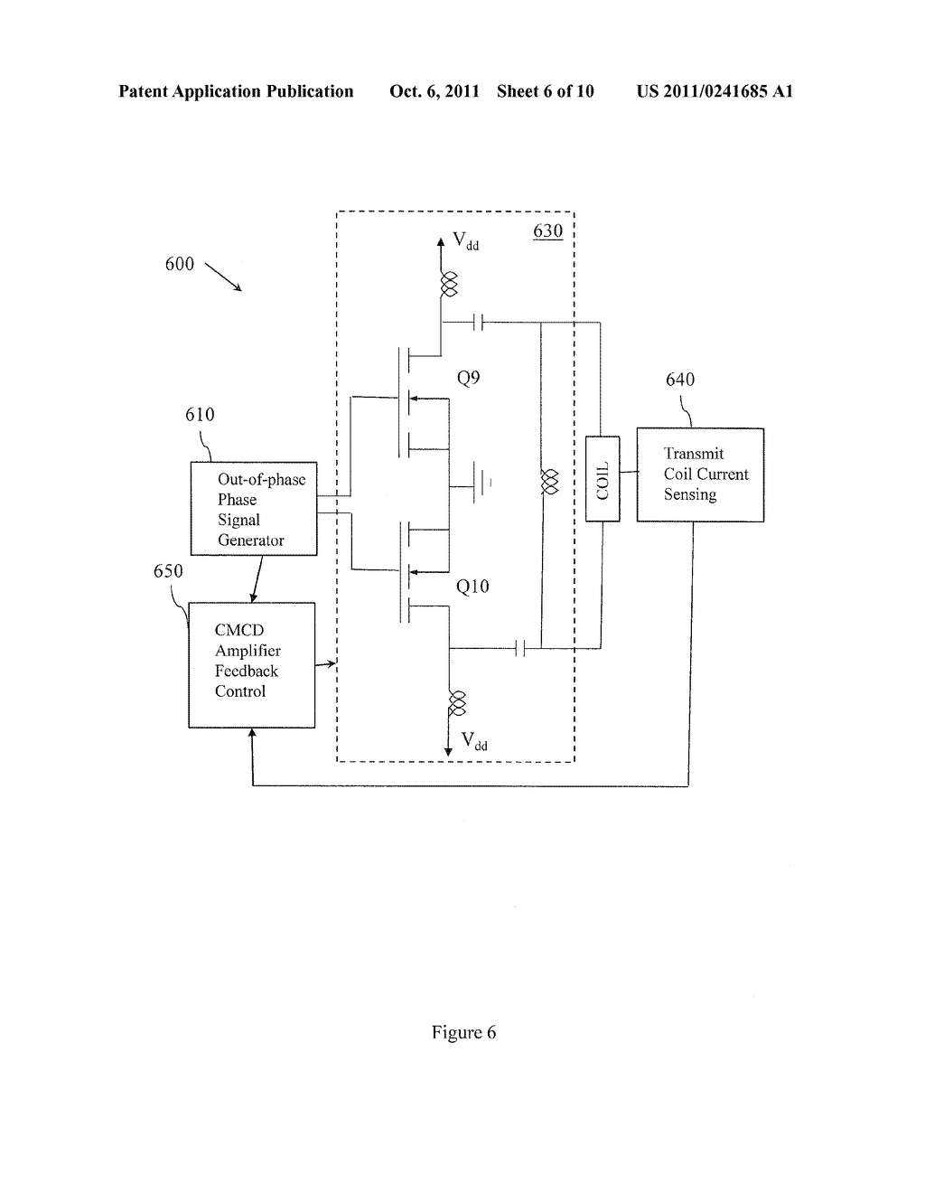 SWITCHED MODE PRE-AMPLIFICATION AND AM FEEDBACK FOR ON-COIL SWITCHED MODE     AMPLIFIERS IN PARALLEL TRANSMISSION MRI - diagram, schematic, and image 07