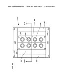 FIBER DISTRIBUTION HUB WITH OUTSIDE ACCESSIBLE GROUNDING TERMINALS diagram and image