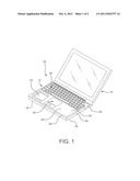 LAPTOP COMPUTER USER THERMAL ISOLATION APPARATUS diagram and image