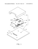 CHIP CARD HOLDER AND ELECTRONIC DEVICE USING THE SAME diagram and image