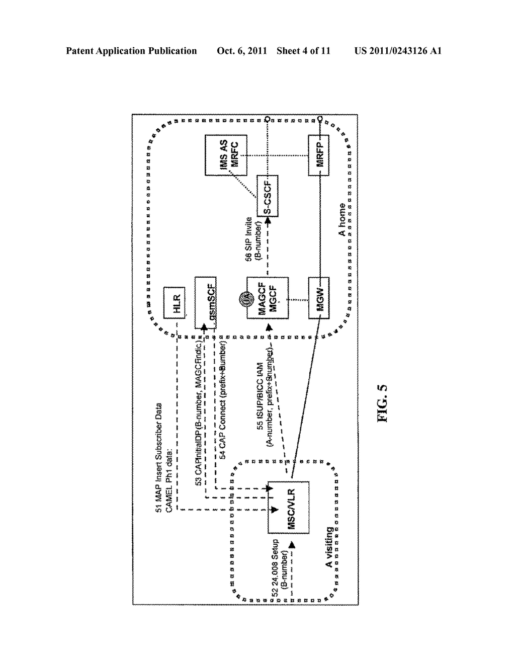 Call Handling for IMS registered user - diagram, schematic, and image 05