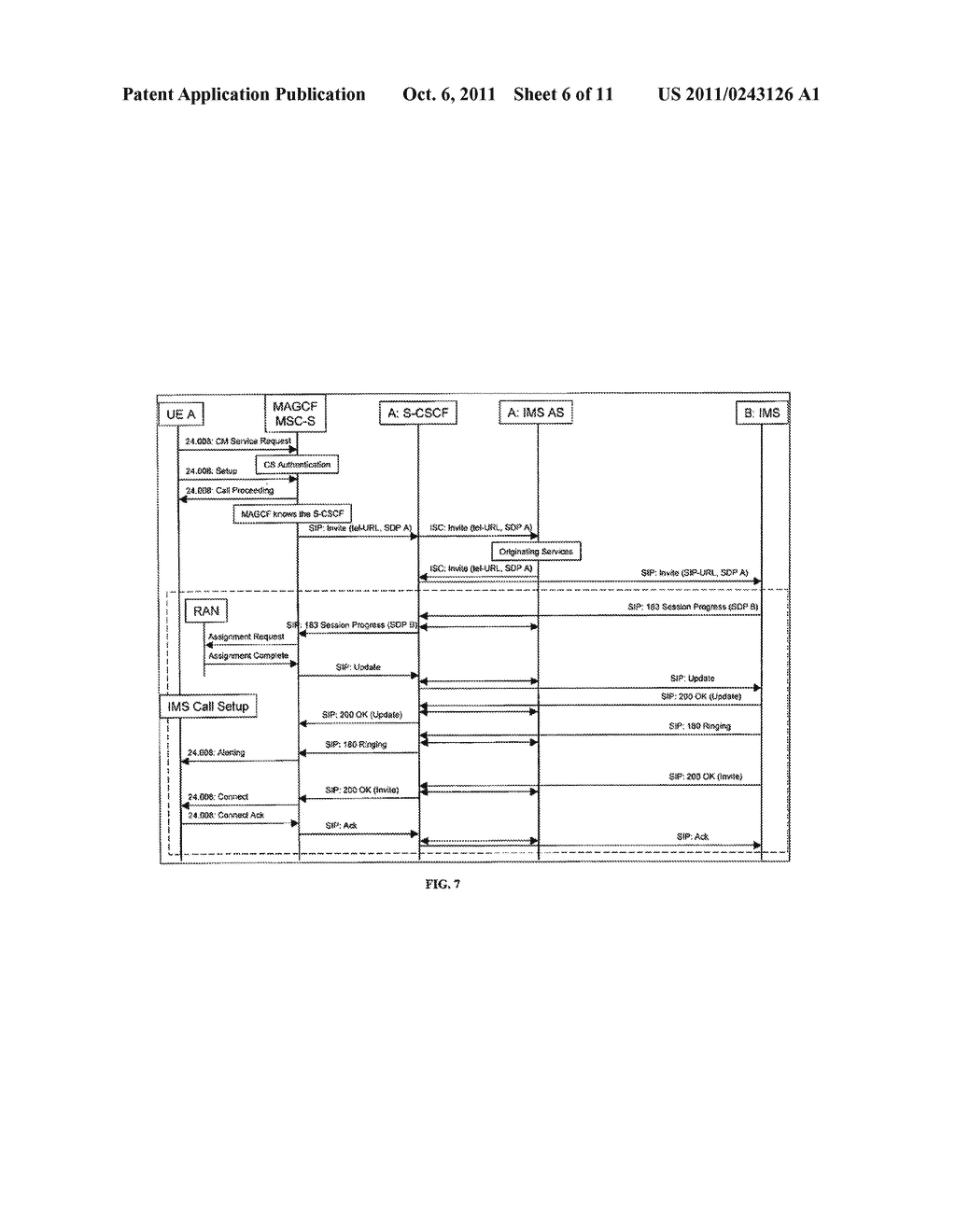 Call Handling for IMS registered user - diagram, schematic, and image 07