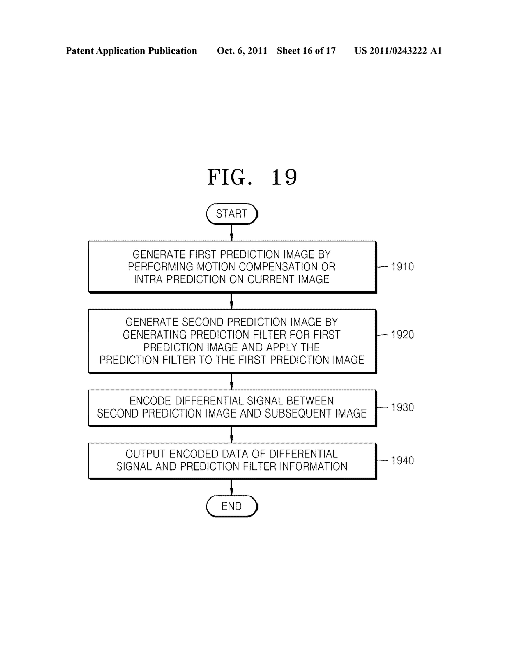 METHOD AND APPARATUS FOR ENCODING VIDEO BY USING ADAPTIVE PREDICTION     FILTERING, METHOD AND APPARATUS FOR DECODING VIDEO BY USING ADAPTIVE     PREDICTION FILTERING - diagram, schematic, and image 17