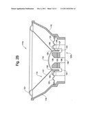 Structure of loudspeaker for reducing thickness and mounting depth diagram and image