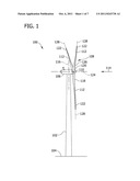 SYSTEMS AND METHODS FOR DETERMINING DEFLECTION OF A WIND TURBINE SHAFT diagram and image