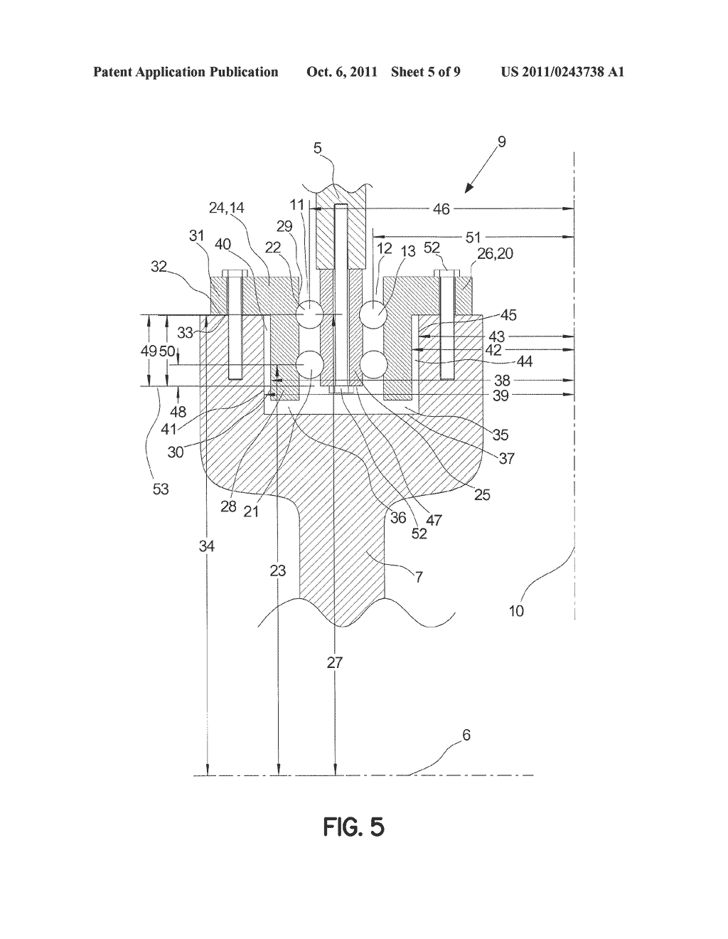 WIND TURBINE AND A PITCH BEARING FOR A WIND TURBINE - diagram, schematic, and image 06