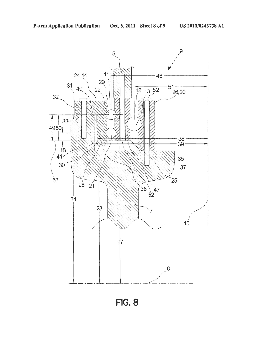 WIND TURBINE AND A PITCH BEARING FOR A WIND TURBINE - diagram, schematic, and image 09