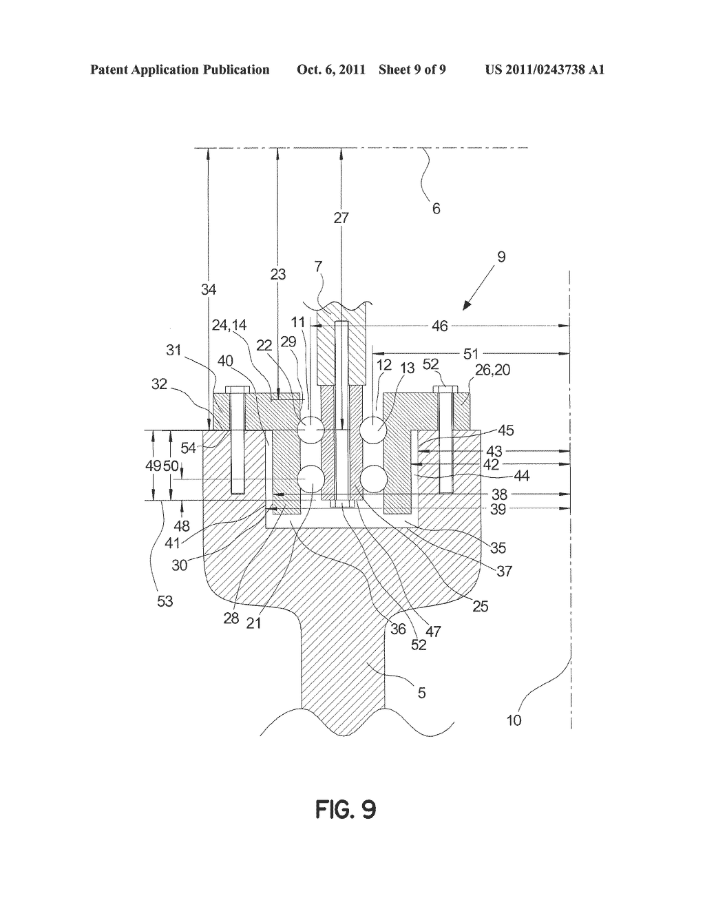 WIND TURBINE AND A PITCH BEARING FOR A WIND TURBINE - diagram, schematic, and image 10