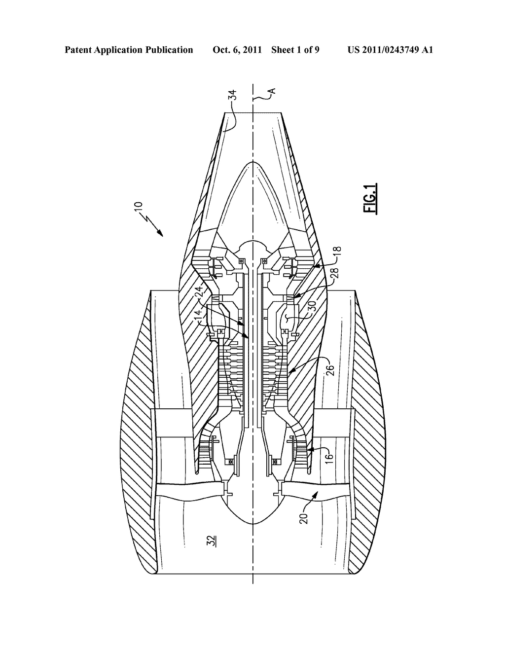 GAS TURBINE ENGINE WITH NON-AXISYMMETRIC SURFACE CONTOURED ROTOR BLADE     PLATFORM - diagram, schematic, and image 02