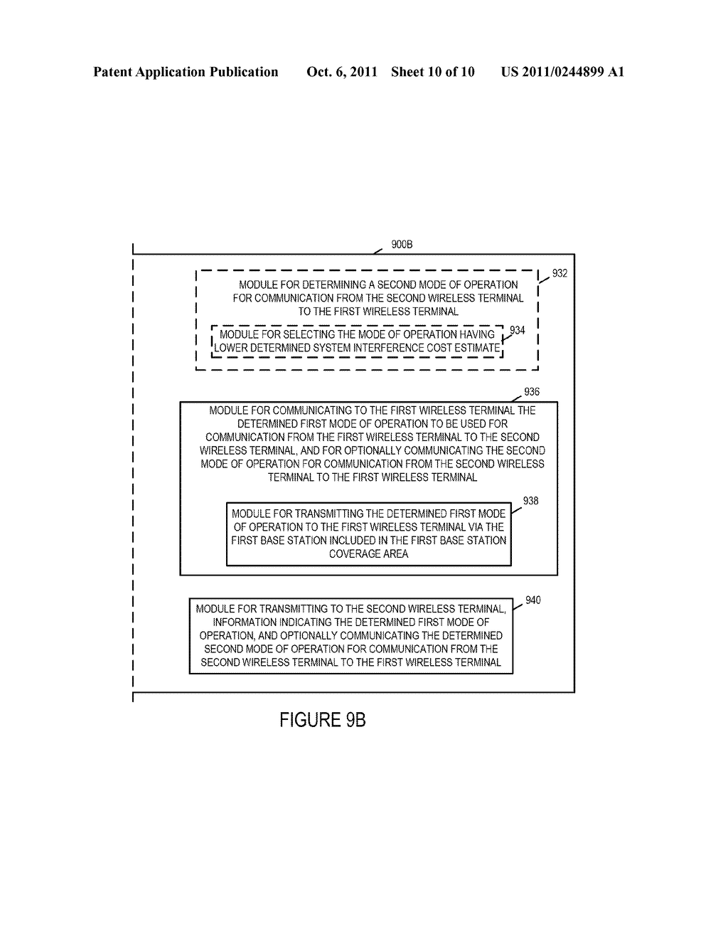 METHODS AND APPARATUS FOR DETERMINING A COMMUNICATIONS MODE AND/OR USING A     DETERMINED COMMUNICATIONS MODE - diagram, schematic, and image 11