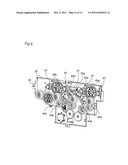 DRIVE TRANSMISSION MECHANISM AND IMAGE FORMING APPARATUS INCLUDING THE     SAME diagram and image