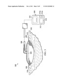 SYSTEM AND METHOD FOR LOCATING FLUID LEAKS AT A DRAPE USING SENSING     TECHNIQUES diagram and image