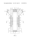 ABSORBENT ARTICLE HAVING LEG CUFFS diagram and image