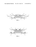 ABSORBENT ARTICLE HAVING LEG CUFFS diagram and image