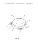 Sensing escape device of automatic cleaner diagram and image