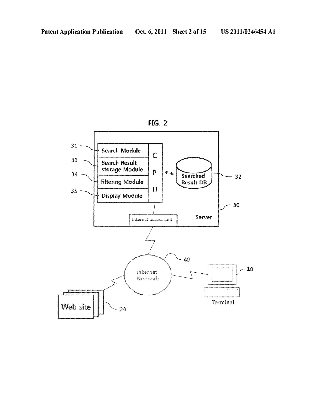 System and Method for Displaying Results of Search - diagram, schematic, and image 03