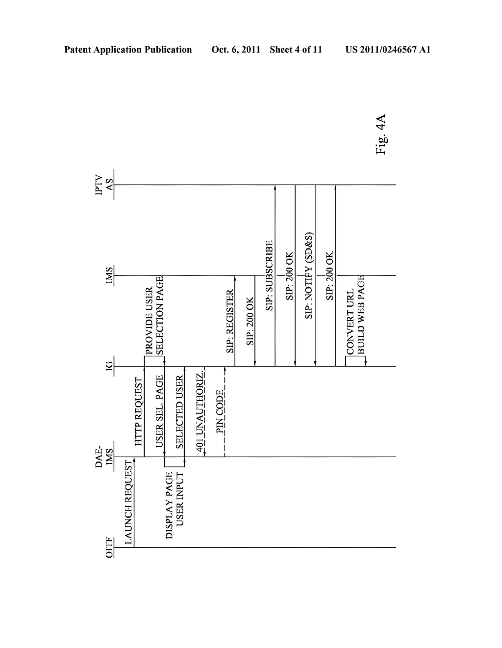 METHOD FOR IMPLEMENTING IMS FUNCTIONALITY IN A SET TOP BOX - diagram, schematic, and image 05