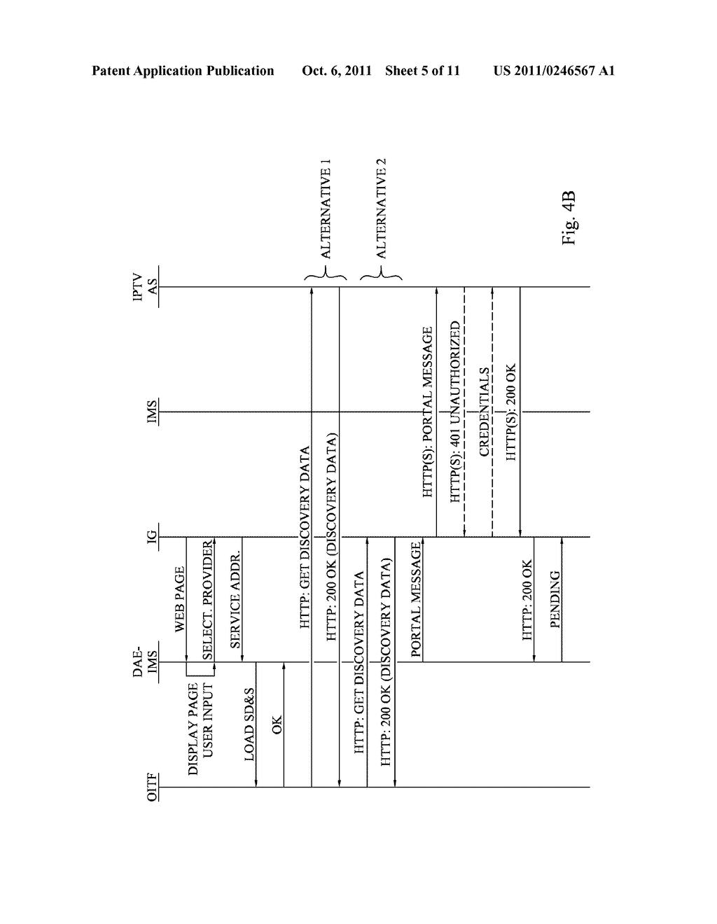 METHOD FOR IMPLEMENTING IMS FUNCTIONALITY IN A SET TOP BOX - diagram, schematic, and image 06