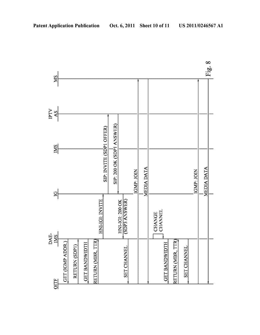 METHOD FOR IMPLEMENTING IMS FUNCTIONALITY IN A SET TOP BOX - diagram, schematic, and image 11
