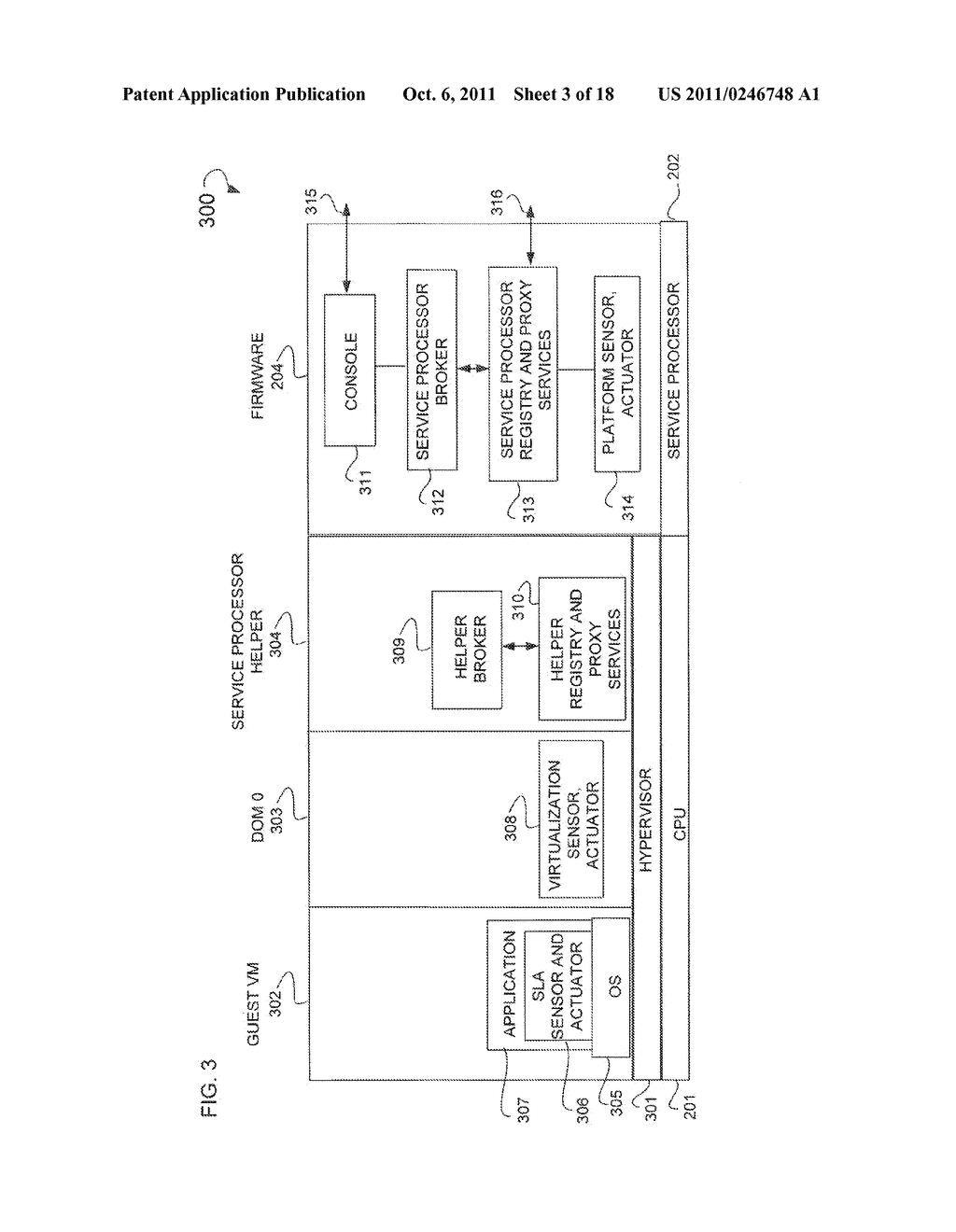 Managing Sensor and Actuator Data for a Processor and Service Processor     Located on a Common Socket - diagram, schematic, and image 04