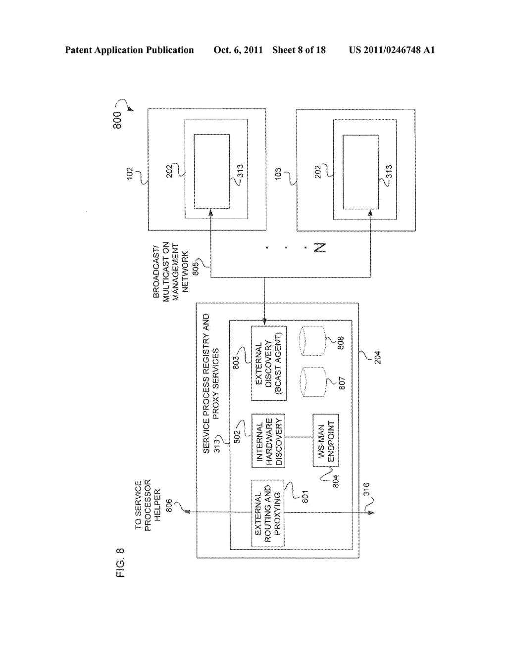 Managing Sensor and Actuator Data for a Processor and Service Processor     Located on a Common Socket - diagram, schematic, and image 09