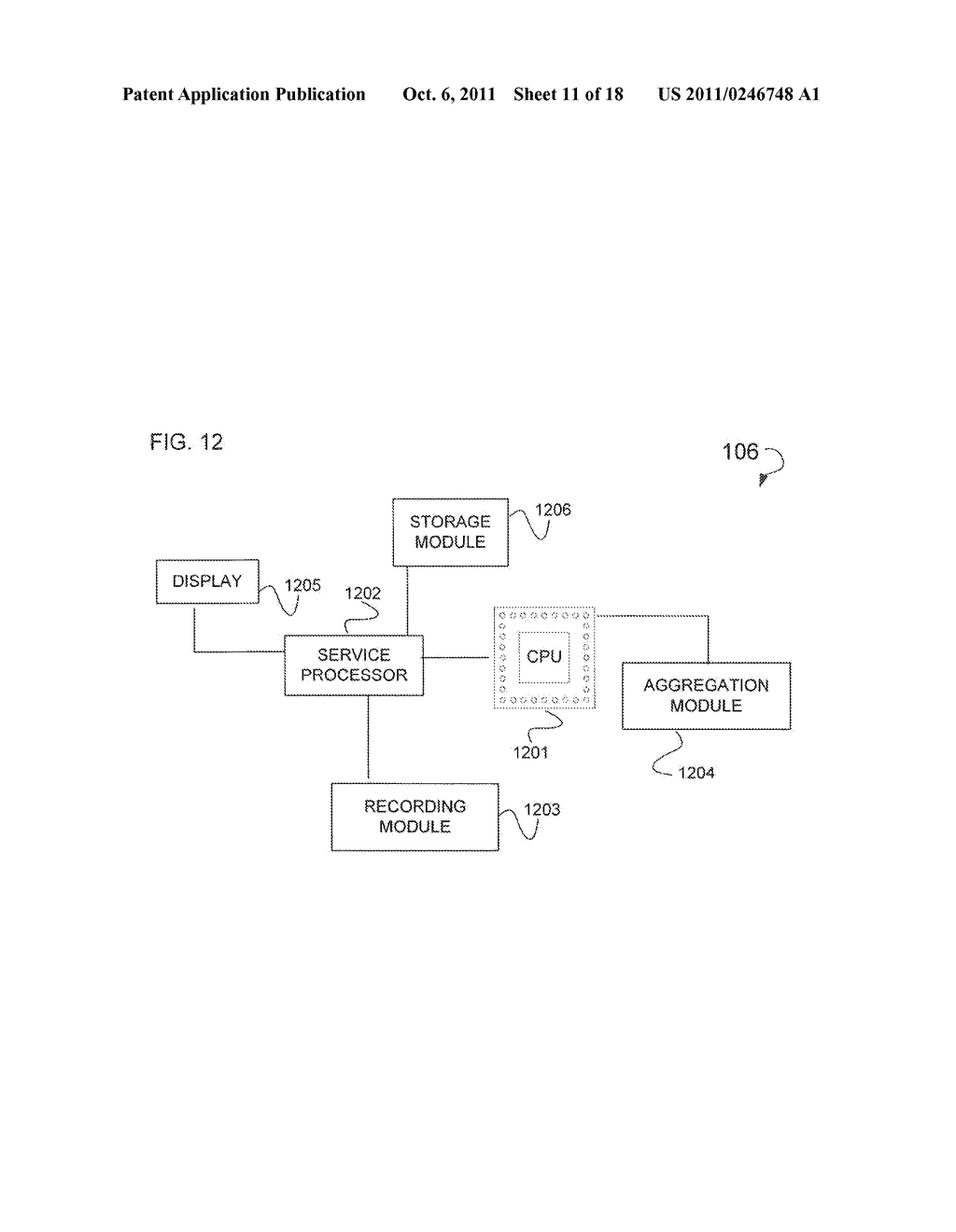 Managing Sensor and Actuator Data for a Processor and Service Processor     Located on a Common Socket - diagram, schematic, and image 12