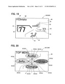 Vehicular manipulation input apparatus diagram and image