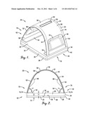 APPLICATOR WITH FLEXIBLE PAD AND HANDLE diagram and image