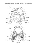 APPLICATOR WITH FLEXIBLE PAD AND HANDLE diagram and image