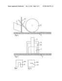 METHOD AND DEVICE FOR PRODUCING COMPOSITE MATERIAL COMPONENTS AND CONTACT     PRESSURE UNIT diagram and image