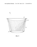 Filtering permeable thermoformed container for beverage-making products     with a reinforcement ring diagram and image