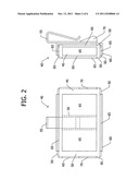 Rotatable mobile device holder for a motor vehicle sun visor diagram and image