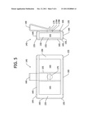 Rotatable mobile device holder for a motor vehicle sun visor diagram and image