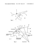 FORE FLAP DISPOSED ON THE WING OF AN AIRCRAFT diagram and image