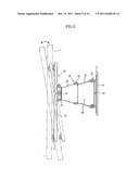 SUPPORTING DEVICE OF DISPLAY UNIT diagram and image