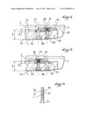 DEVICE FOR RECEIVING A FOOT OR A BOOT ON A GLIDING APPARATUS diagram and image