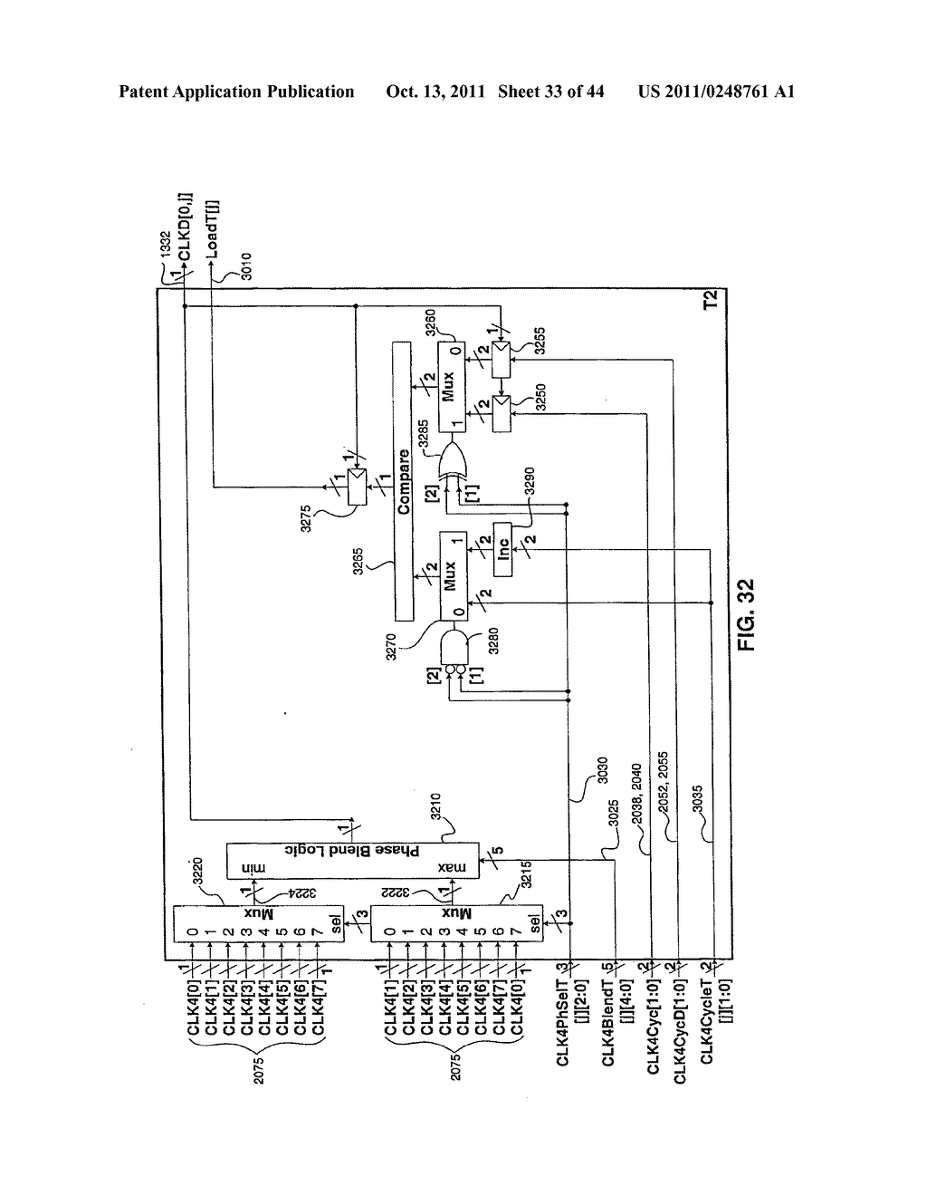 Phase Adjustment Apparatus and Method for a Memory Device Signaling System - diagram, schematic, and image 34