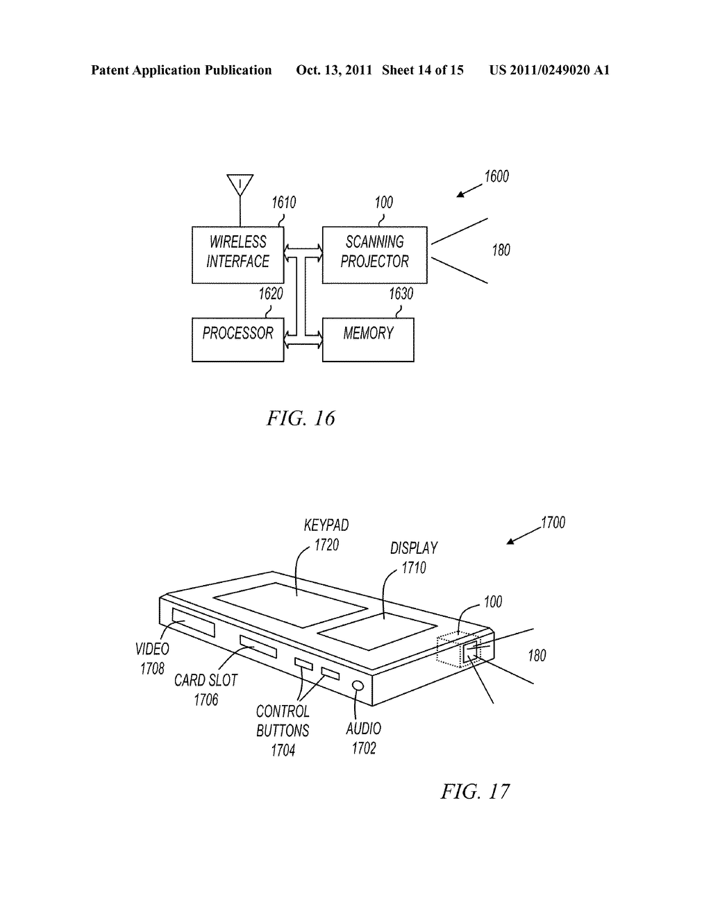 Scanning Projector with Vertical Interpolation onto Horizontal Trajectory - diagram, schematic, and image 15