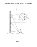 REFLECTION-TYPE SCREEN, PROJECTION SYSTEM, FRONT PROJECTION TELEVISION     SYSTEM, AND REFLECTION-TYPE SCREEN MANUFACTURING METHOD diagram and image